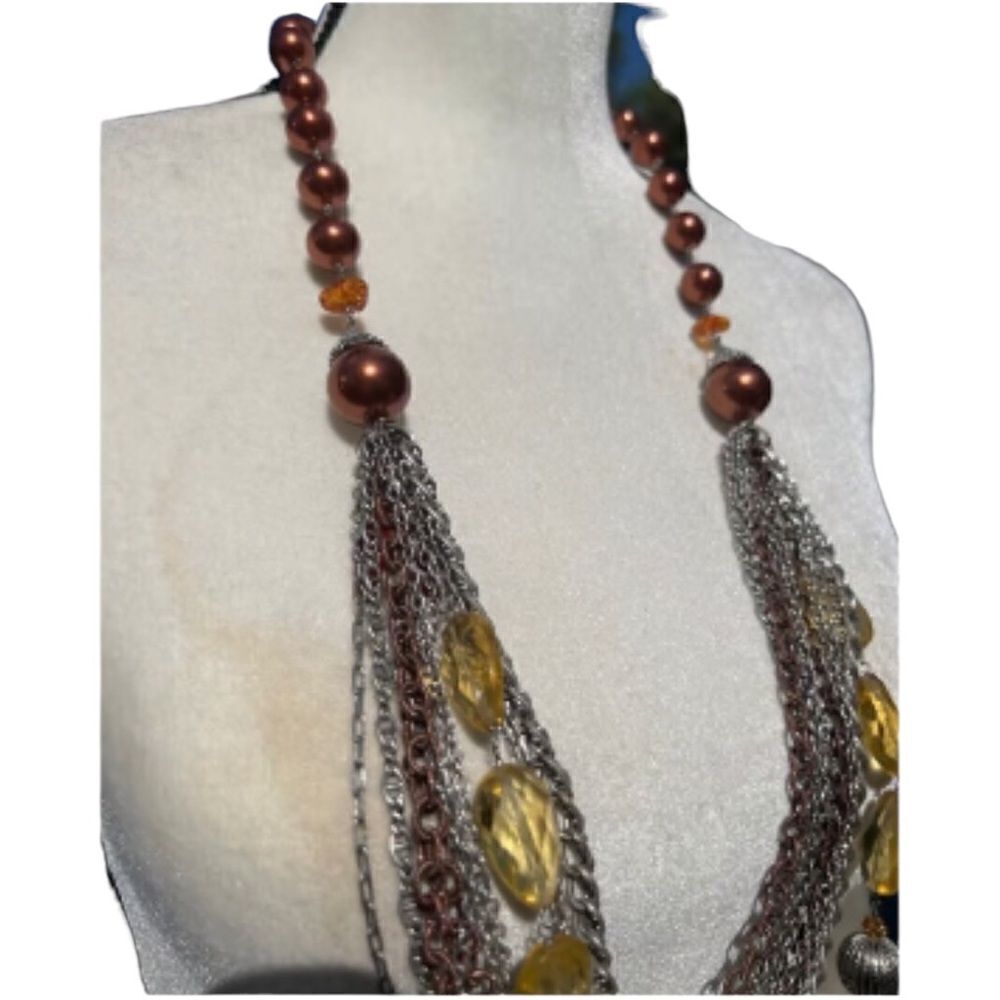 Chico's Multilayer Statement Necklace - Picture 8 of 13